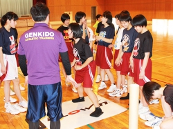 GENKIDOバスケットボール体幹クリニック開催　～伊勢崎市立第四中学校～